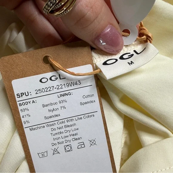 OGL Boatneck Bamboo Ponte Midi Dress with Pockets – Cream – Size M - Picture 7 of 7